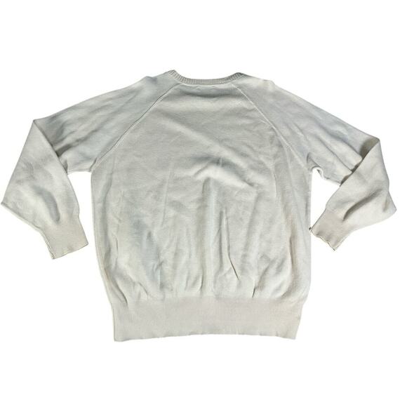 The Cotton Exchange 100% Cotton Size XL Made In USA Men's Cream Sweater Casual - Picture 2 of 7